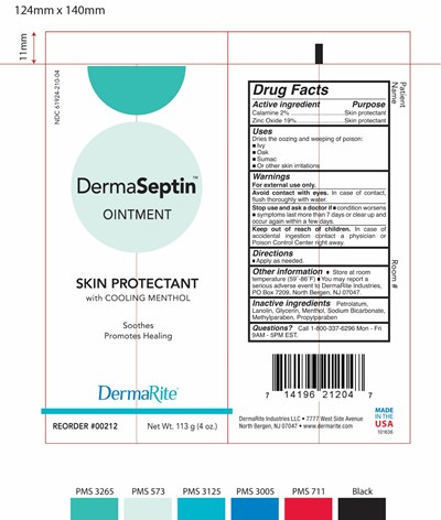 Dermaseptin Tube 4oz 100318